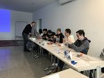 Glasbautechniker:innen bei der Schulung © LBS 4 Graz Glasbautechniker:innen bei der Schulung